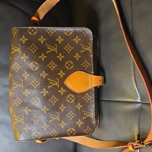 Louis Vuitton Monogram Cartouchiere Crossbody Bag (Authentic)